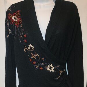 Vintage Coldwater Creek Embroidered Blouse